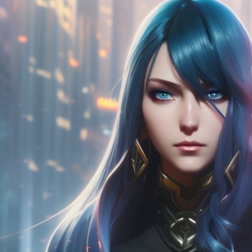 Anime Assassin Portrait in Victorian Style