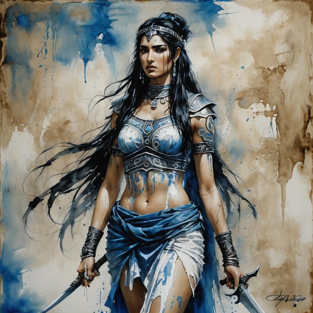 Greek female warrior