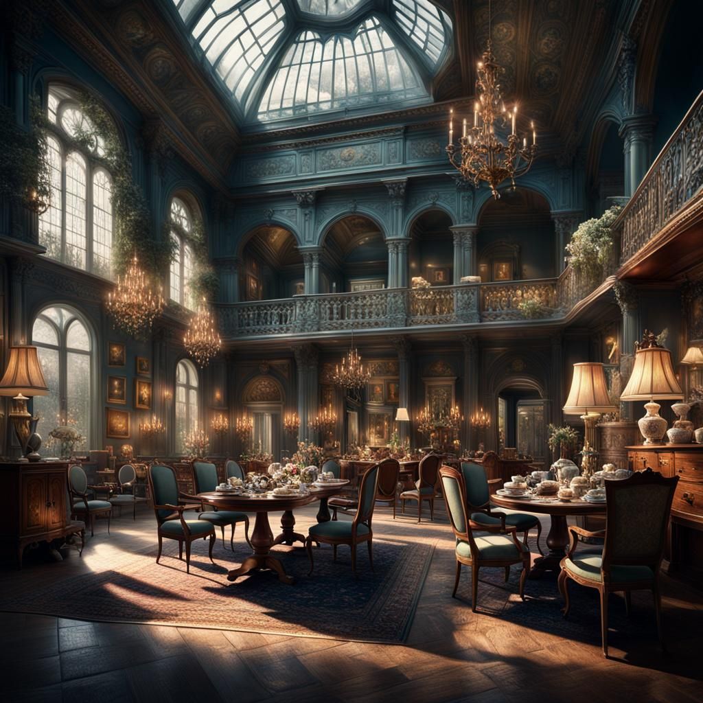 Five O’Clock Tea: Digital Matte Painting
