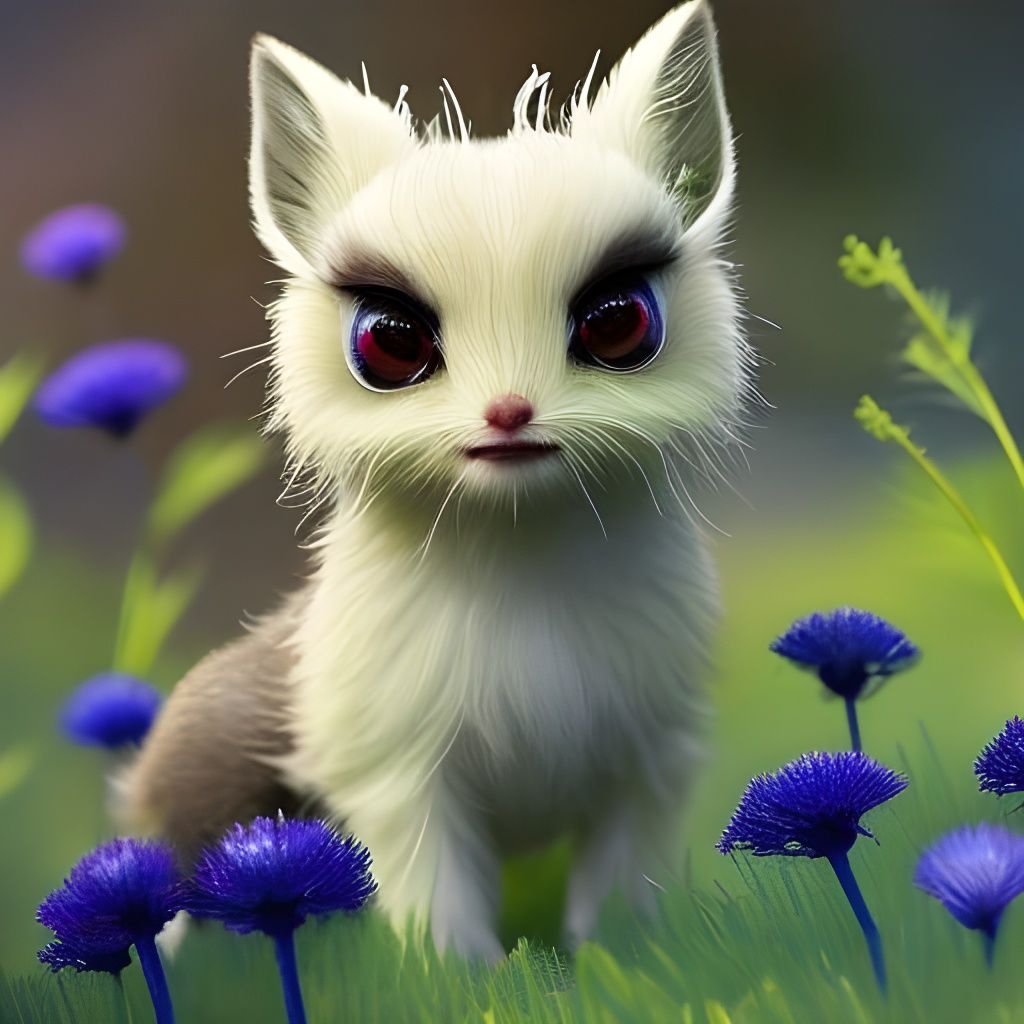 Filigree Gremlin Portrait in Overgrown Faerie Circle