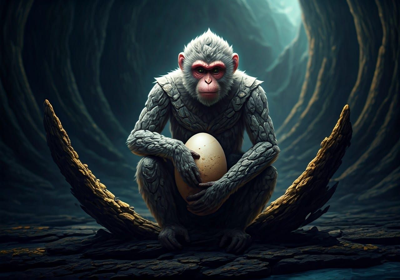 Stone Monkey Emerges in Primal Chaos