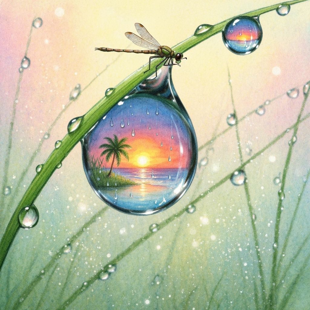 View inside a bubble