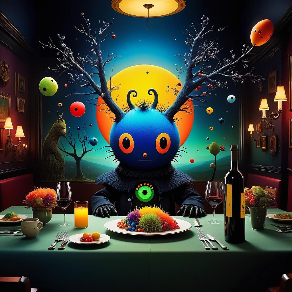 Ethereal Soot Sprite Dinner by Sam Kieth