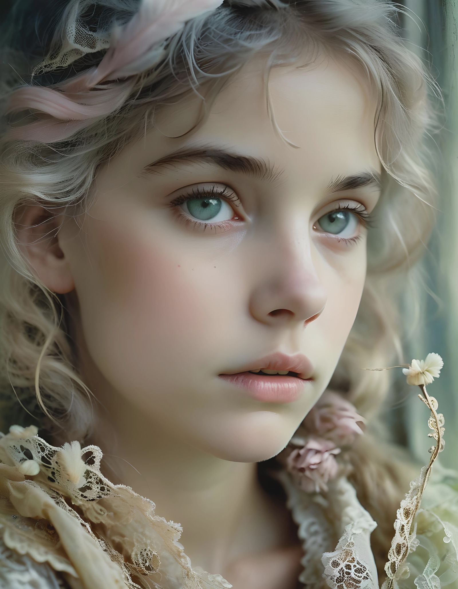 Portrait of Loss: Shabby Chic Gossamer Memories