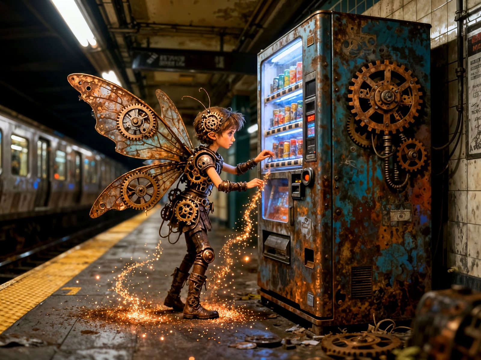 The Rustwright: Urban Fairy of Forgotten Machines