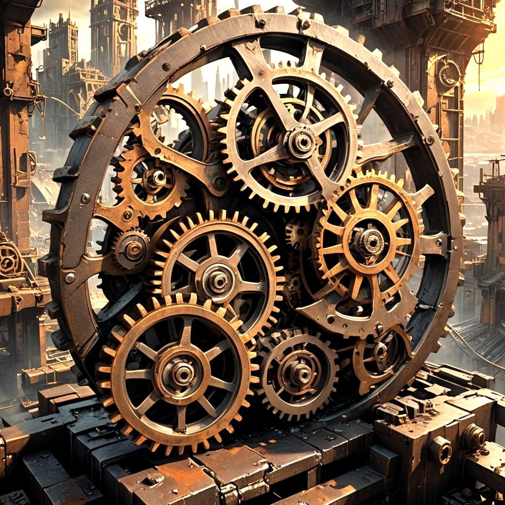 Fantastical Detailed Matte Painting in Deep Color