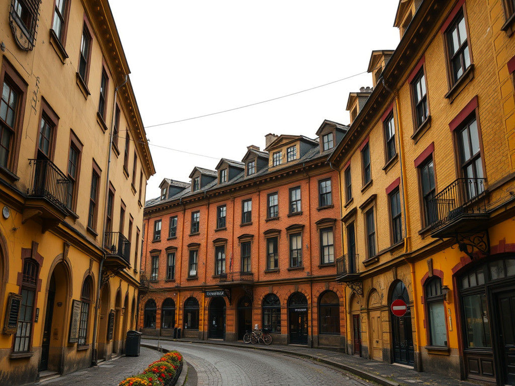 Ultraminimalist Ouroboros in Antique Yellow and Brown