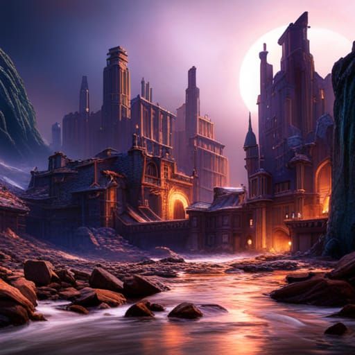 Fantastical Time Lord in Detailed Digital Painting