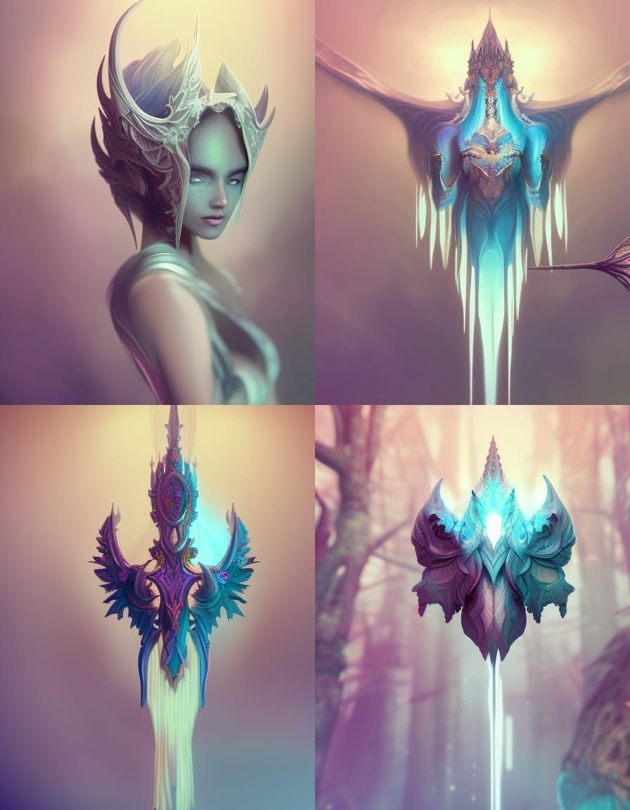 Mystically Beautiful Letter K Concept Art