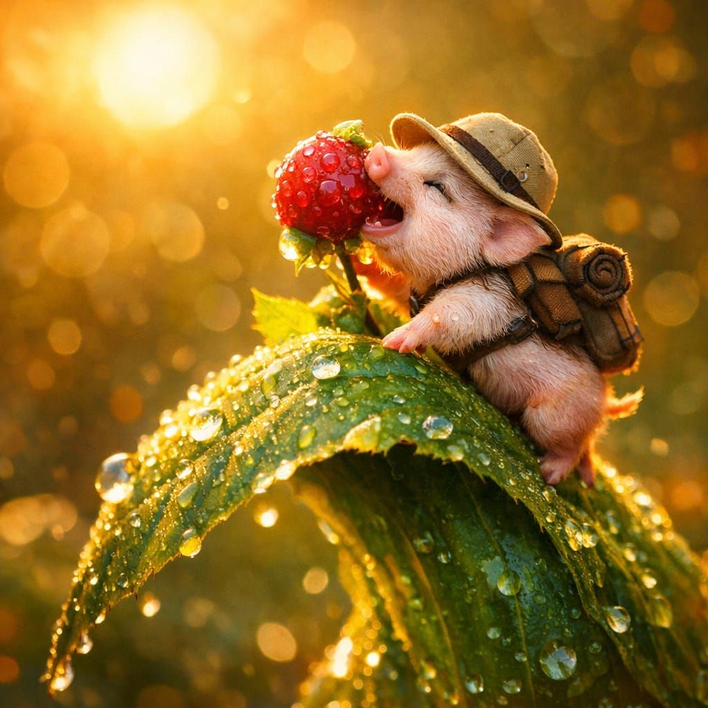 Tiny Pig Explorer Achieves Berry Goal