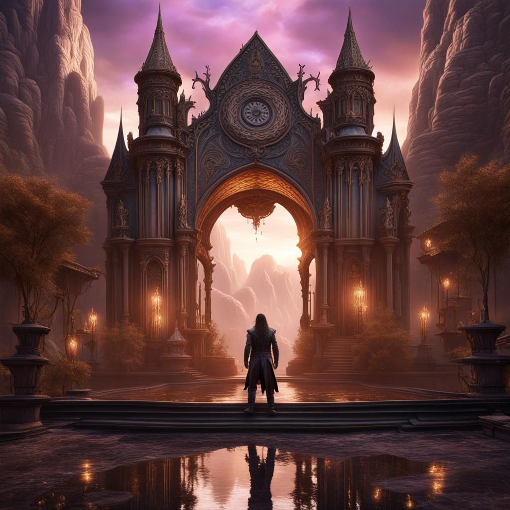 Detailed Matte Painting of Criss Angel