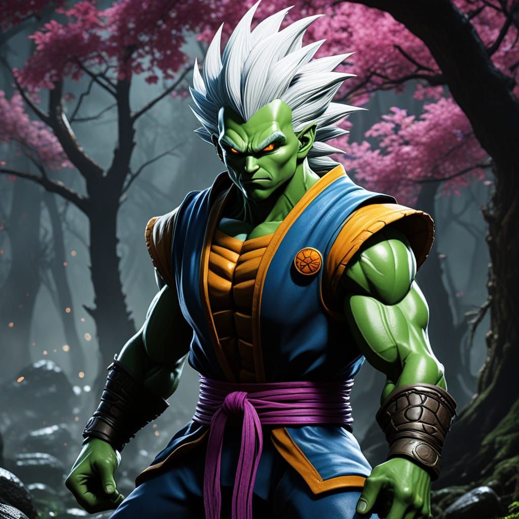 Mortal Kombat Warrior Transforms into Powerful Namekian