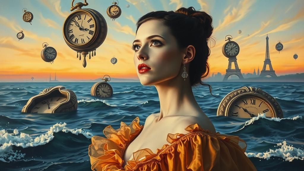 Dreamworld Seascape in Surrealist Style