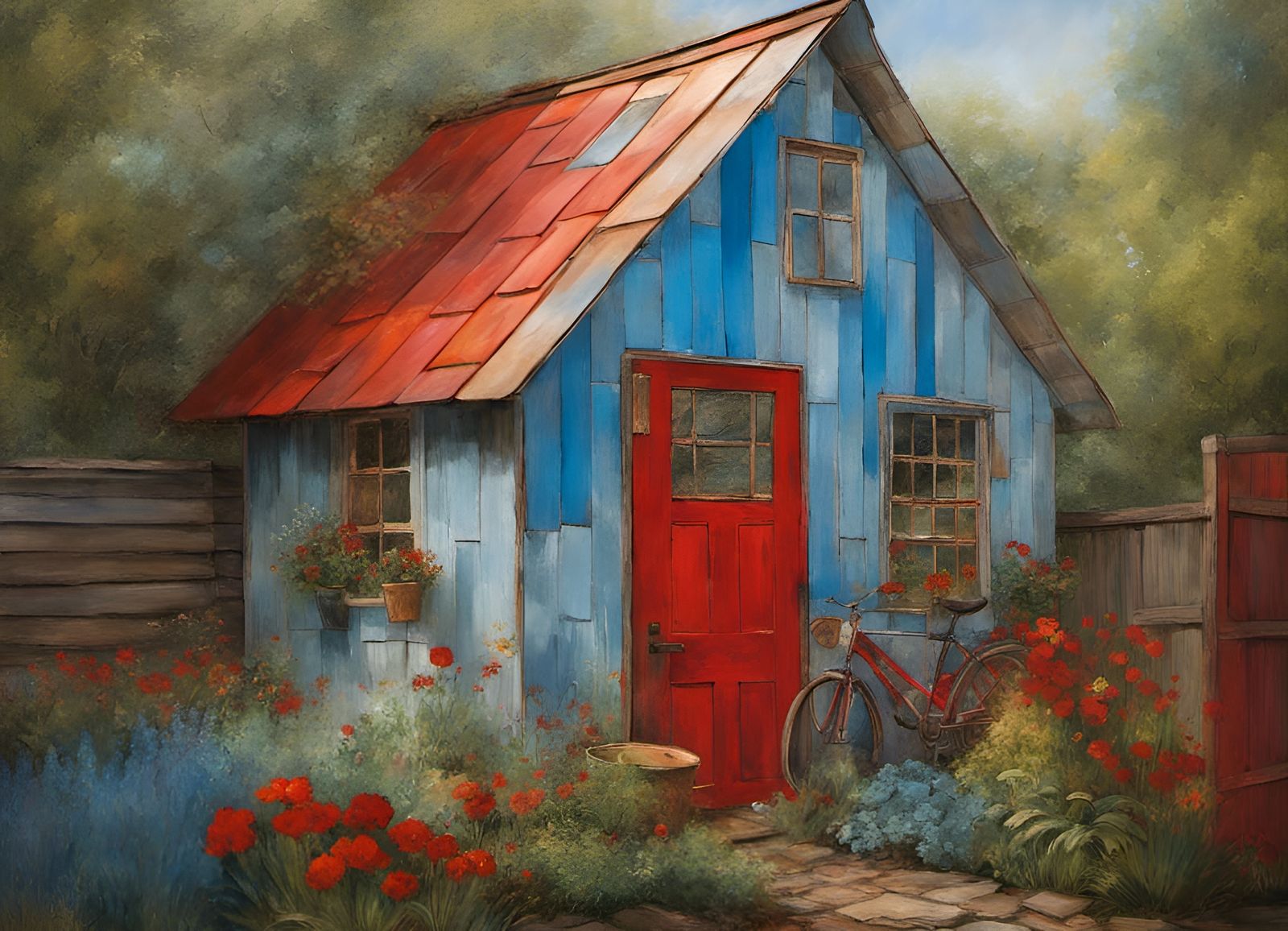 Boho Garden: Upcycled Greenhouse of Dreams