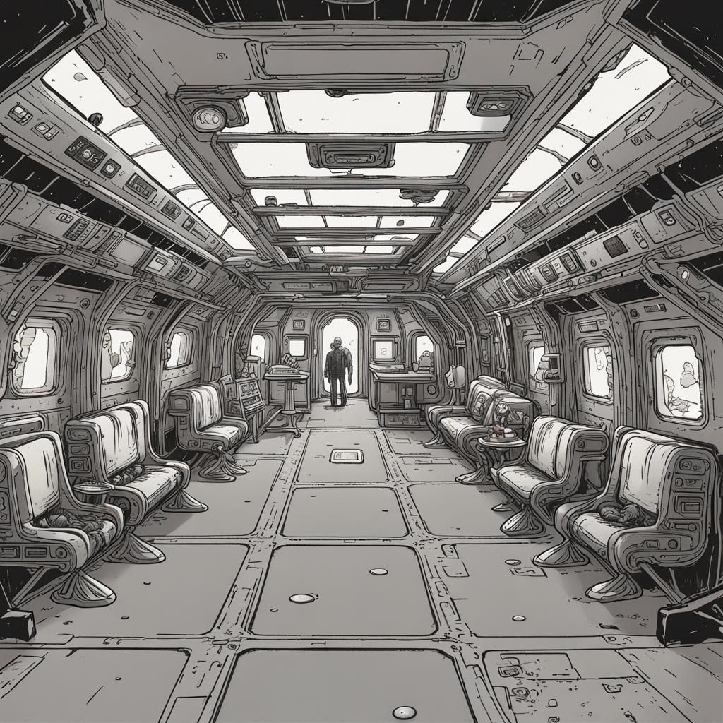 Haunted Generation Ship Drifting Through Alien Space