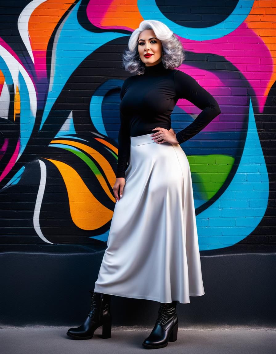 Psychedelic Athlete Portrait in Pop Art Style