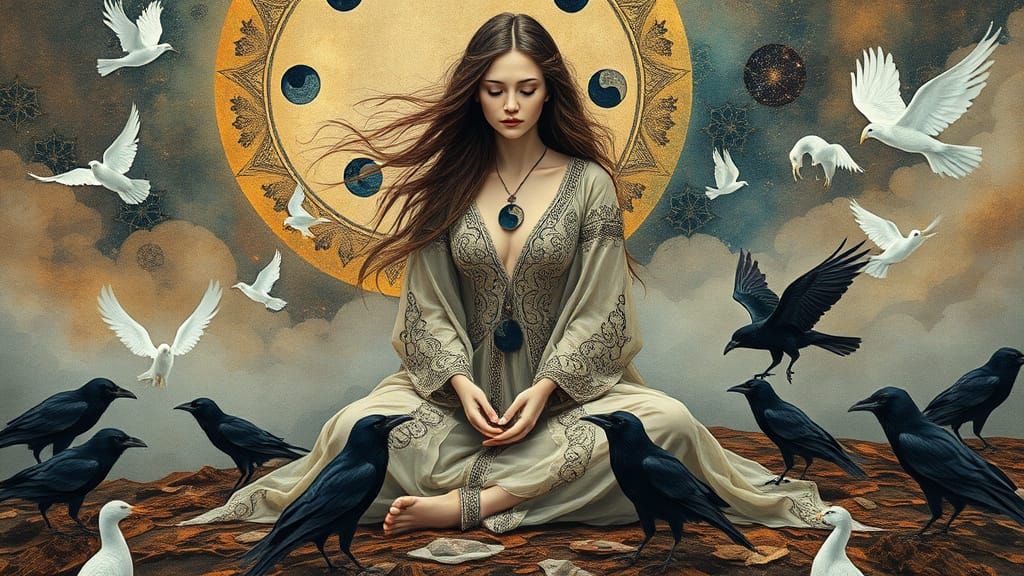 A Serene Mystic in Harmony with Nature