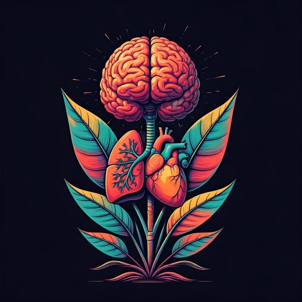 Plant where human organs are fruit