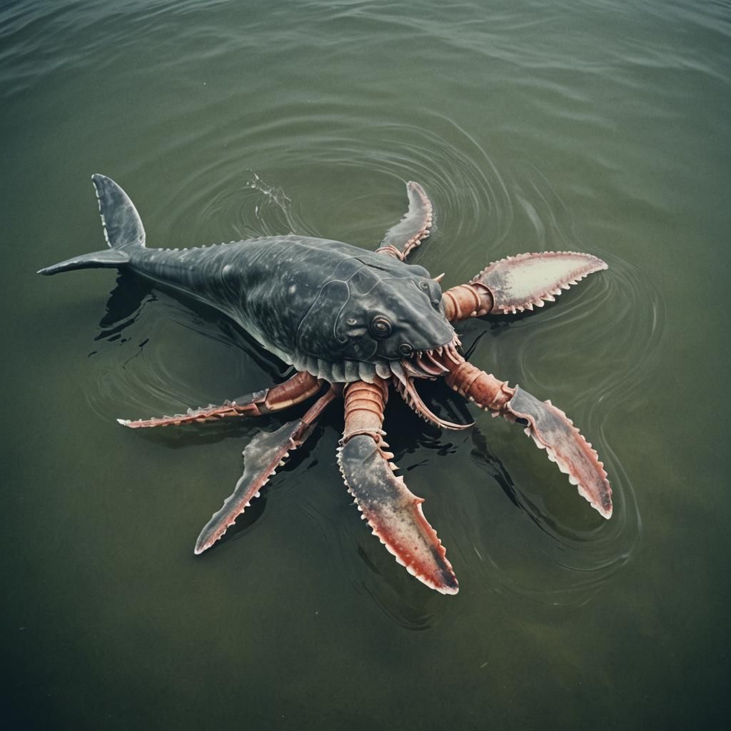Whale-Crab Hybrid: A Cinematic Sea Monster