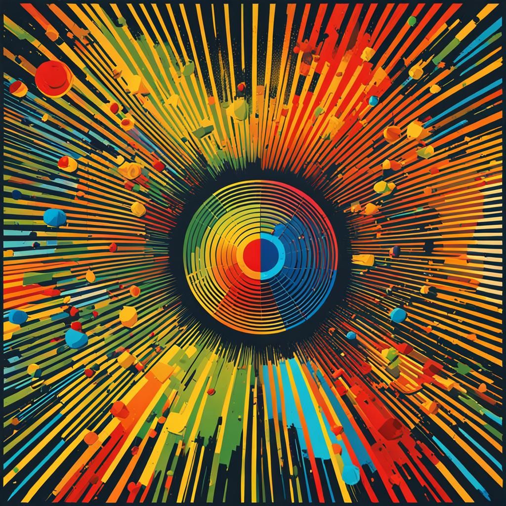 Treasure at Rainbow's End: Pop Art Screen Print