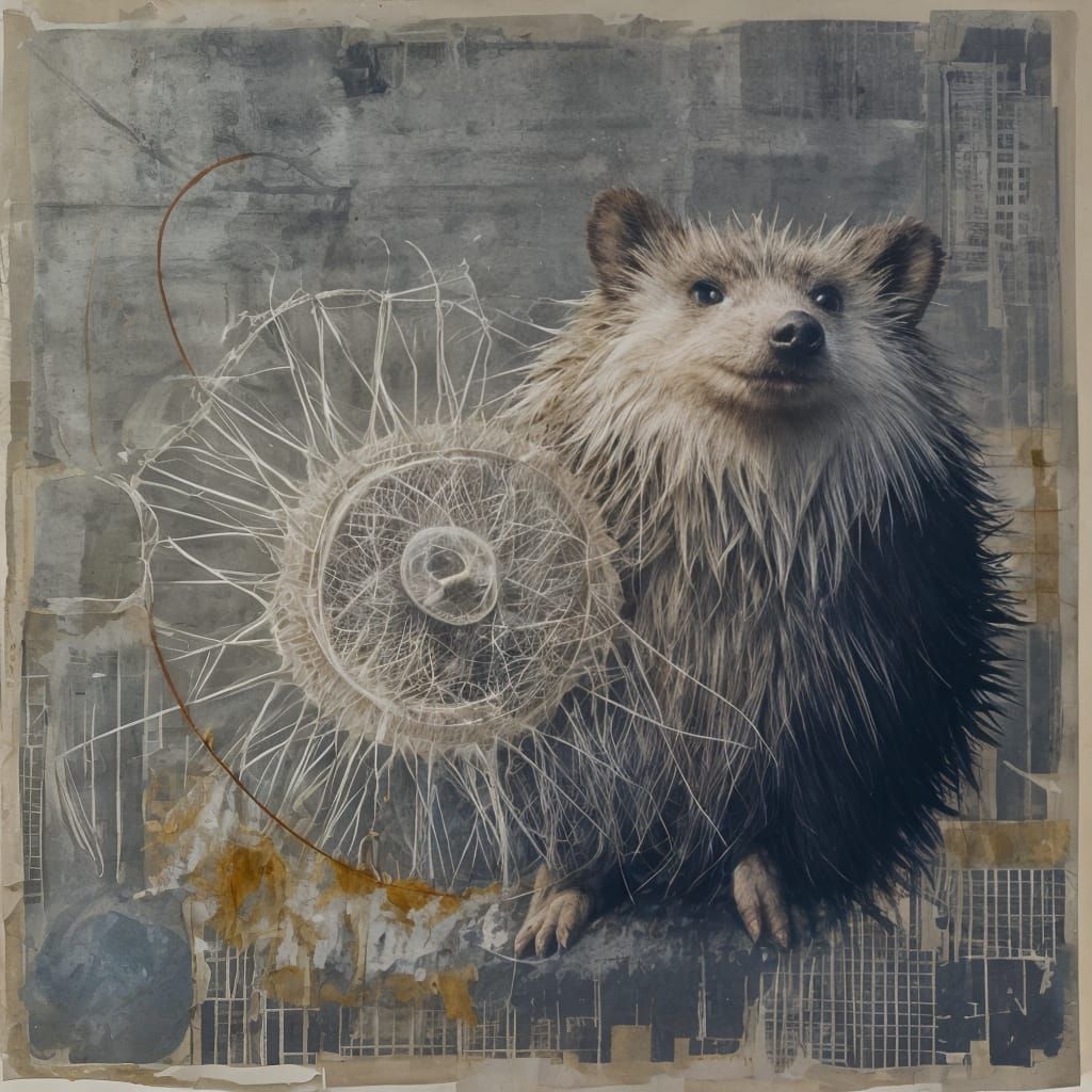 Hedgehog's Neural Support System: Icon Art Style