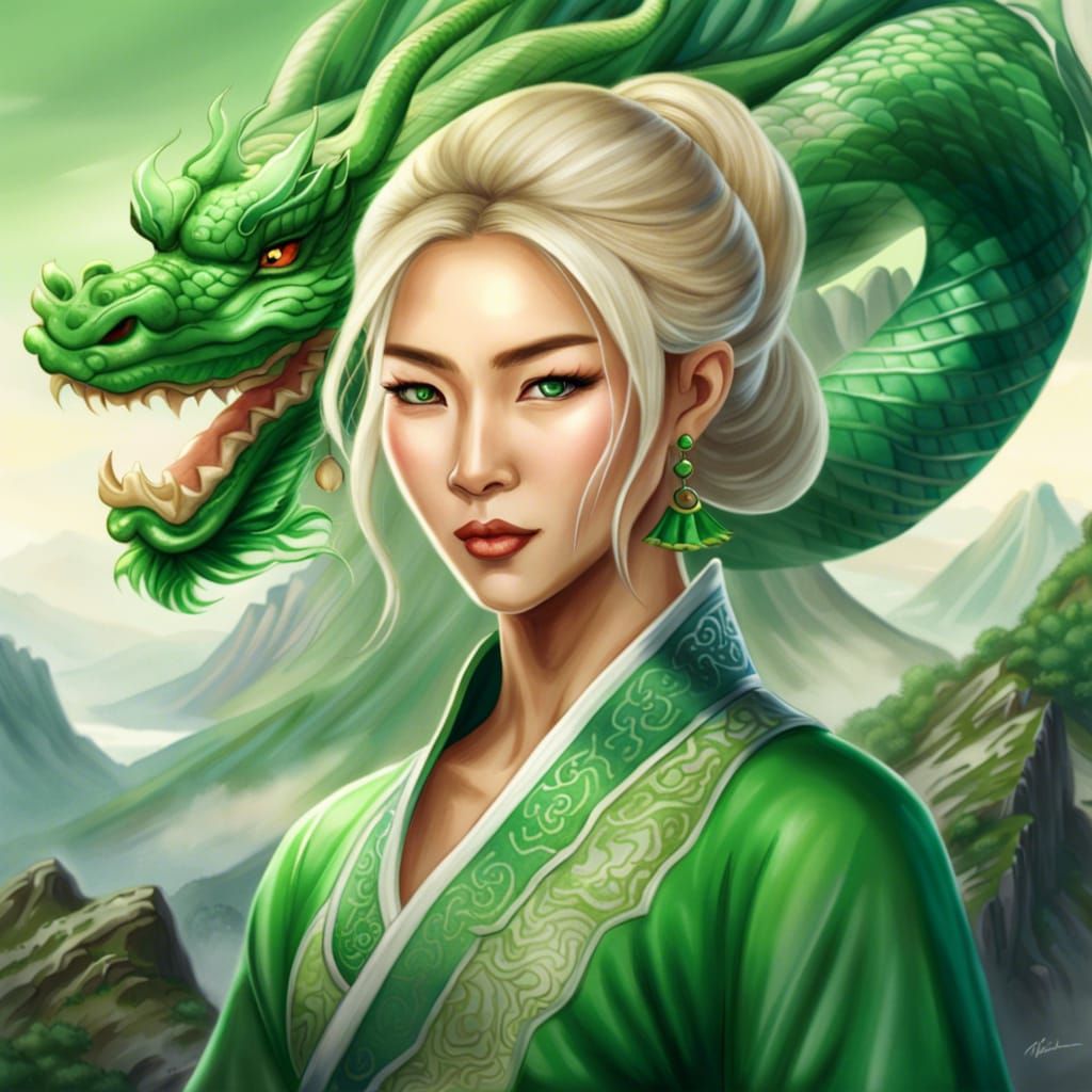 "Lilac, The Emerald Dragon Tamer"