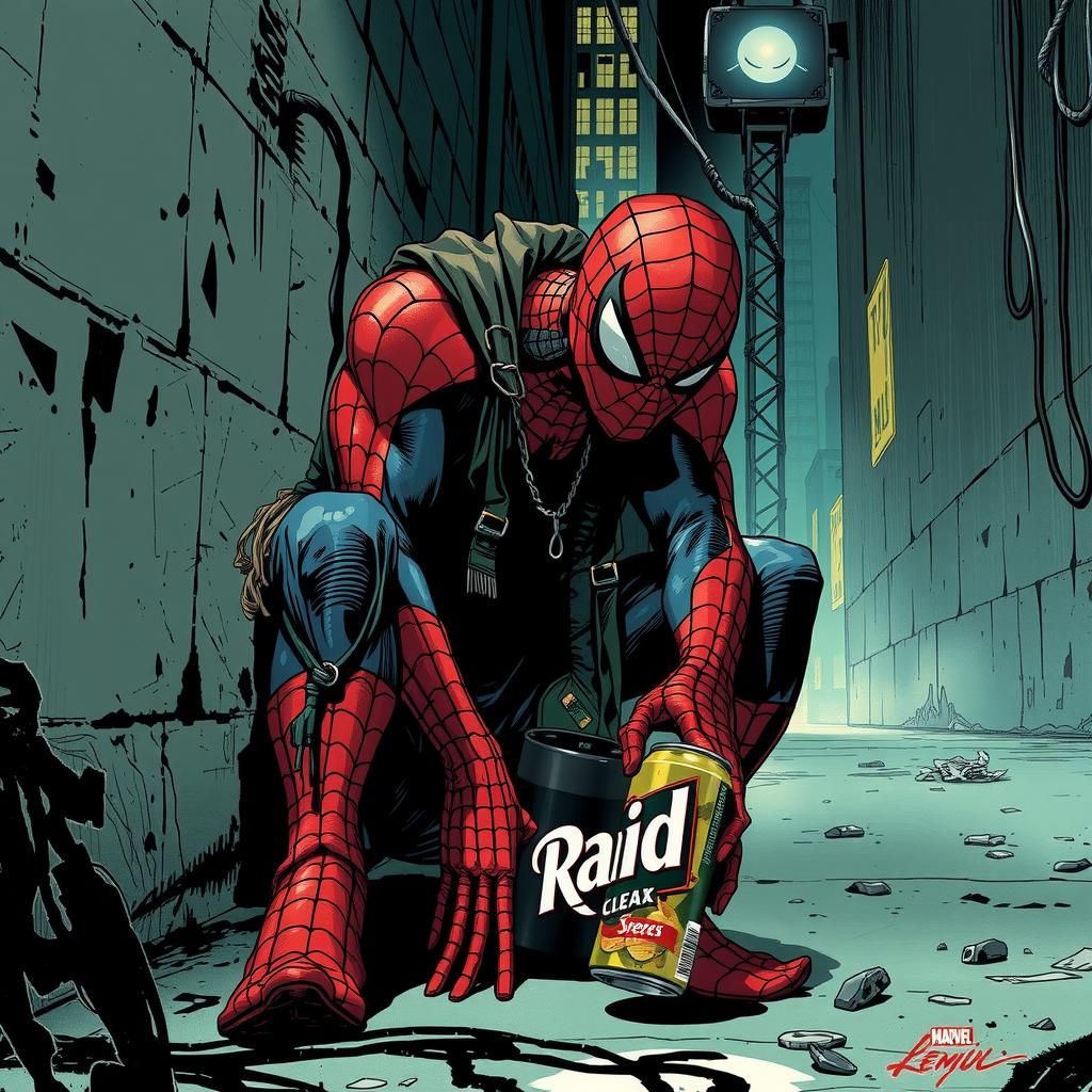 Spider-Man's Darkest Hour: Despair in Film Noir Style