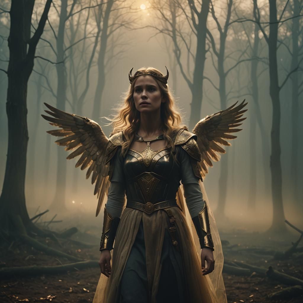 Ra's Dream: Valkyrie and Angels in Mystical Realm