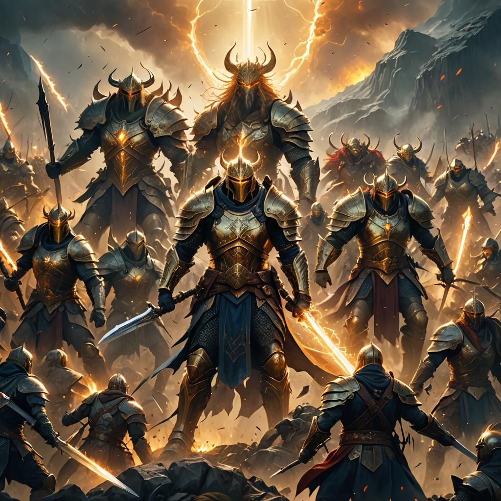 Demigods Unite in Epic Fantasy War