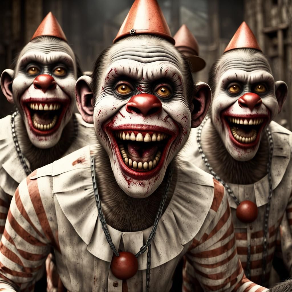 Zombie Monkey Clown: 1920's Chain Gang Maniac