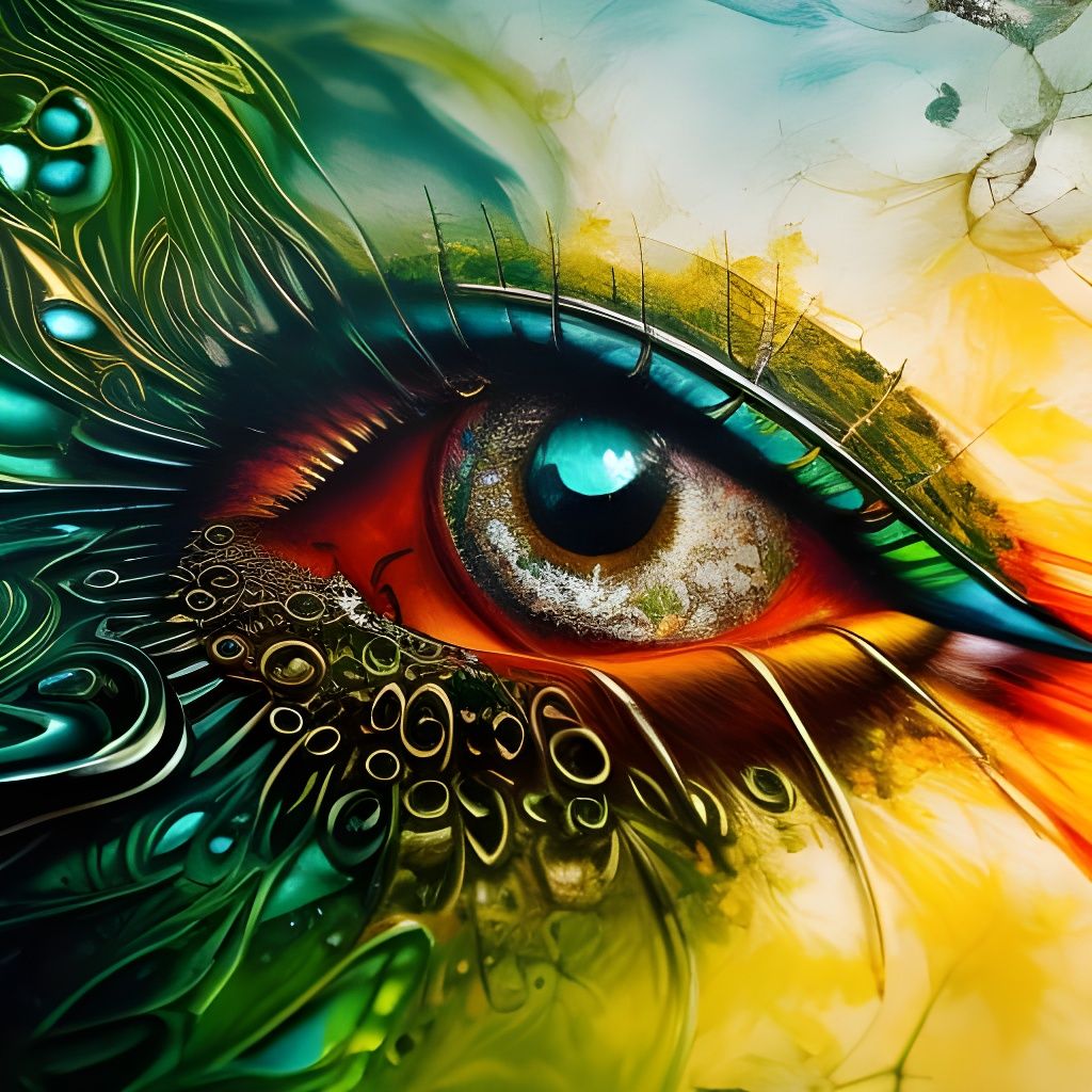 Cat on Pillow: Hyperrealistic Mixed Media Digital Art