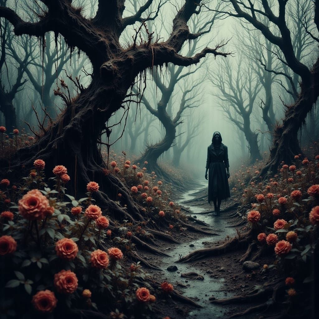 Biomorphic Springtime Nightmare in Dark Futurism