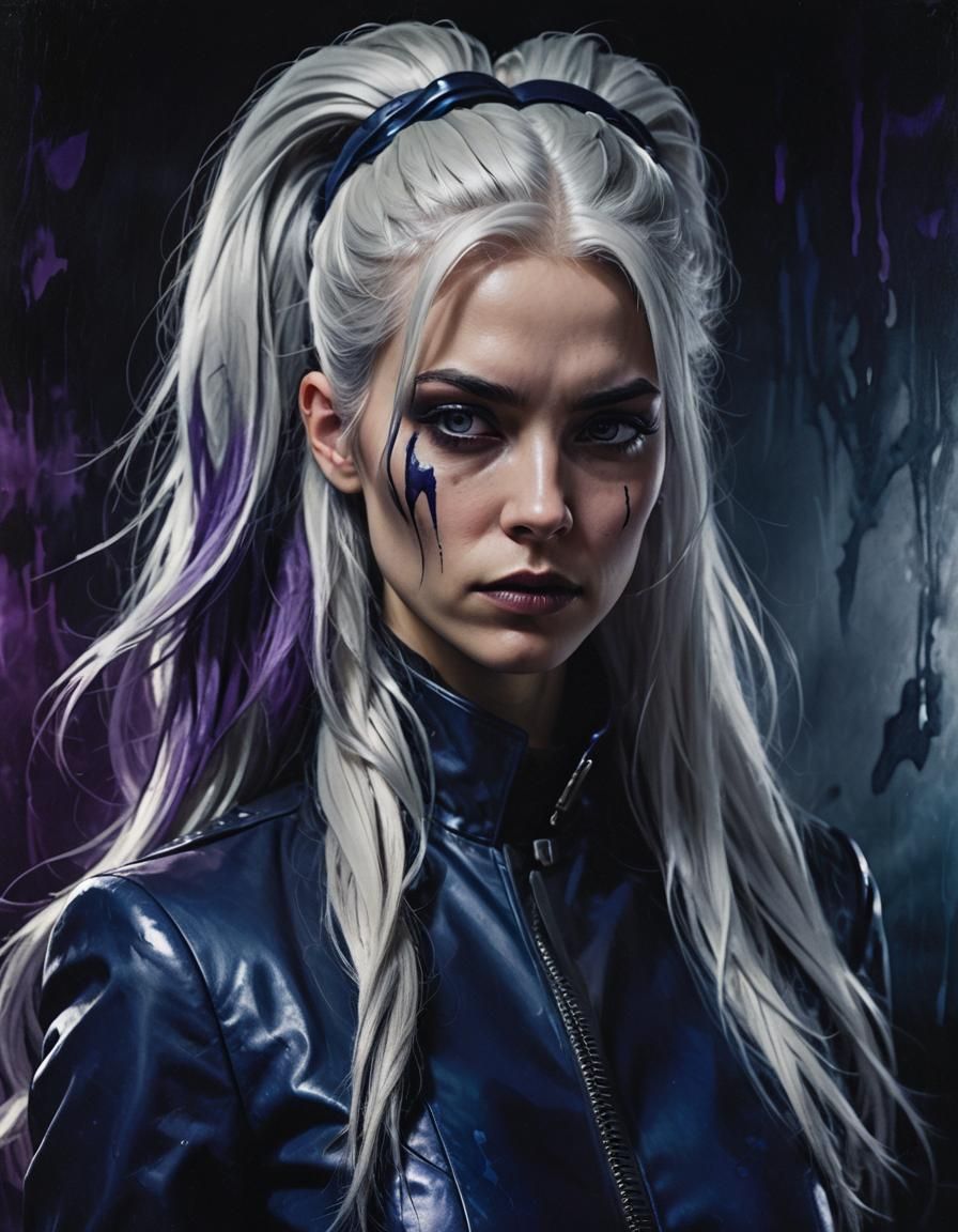 Eerie Dystopian Surrealism Portrait in Rutkowski Style