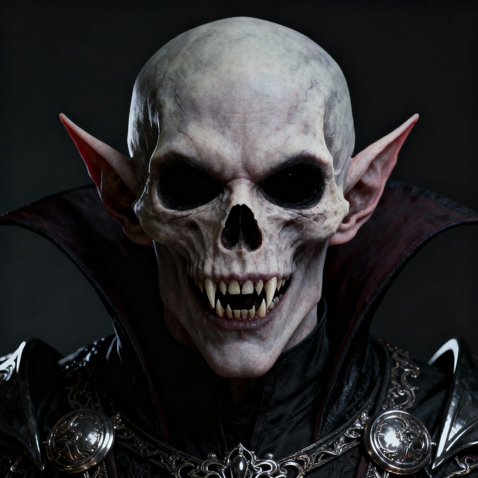 Vampiric Figure in Dark Fantasy Concept Art Style