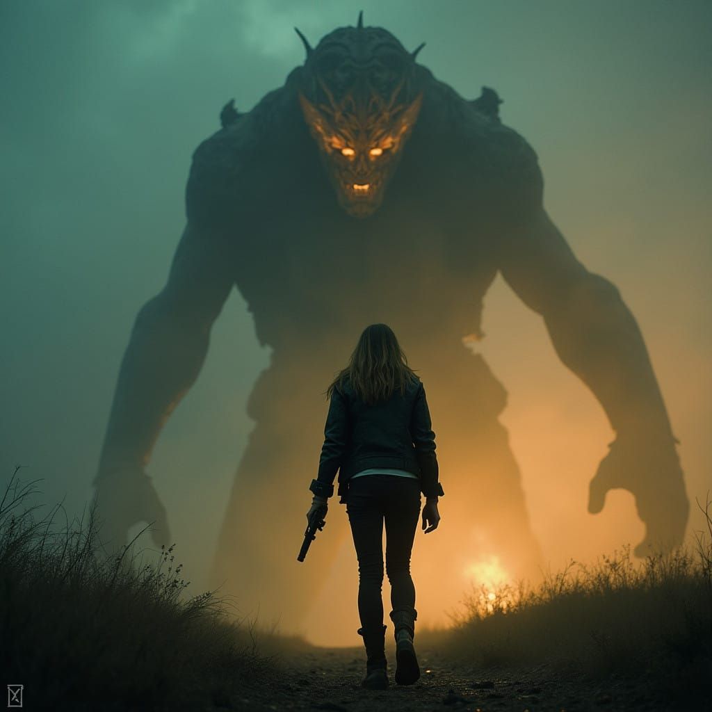 Greta Thunberg Confronts Eerie Aporia in Dark, Cinematic Sce...