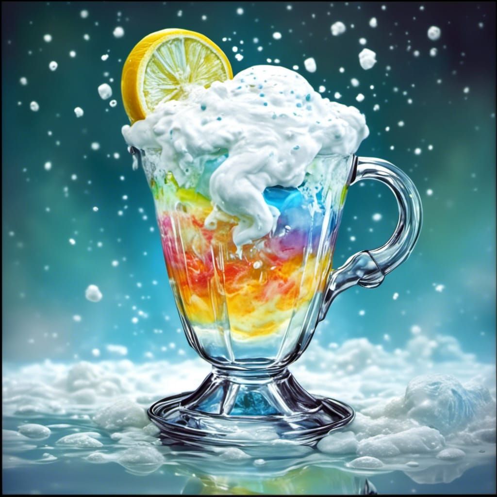 Laminar Flow Drink in Crystal Tankard