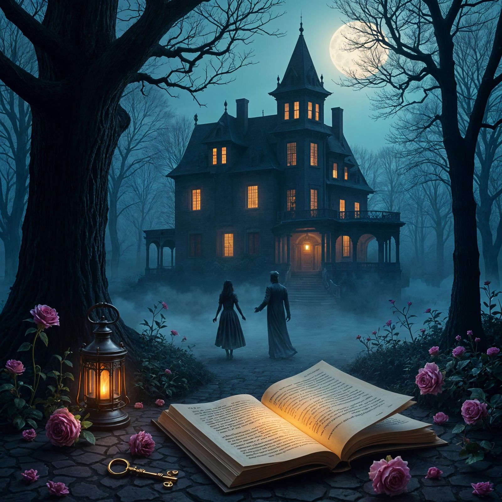 Ethereal Cover Art in a Gothic Aesthetic