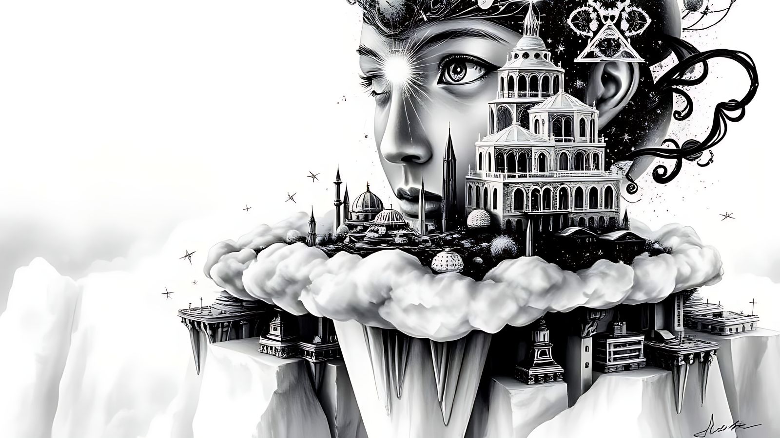 Celestial Goddess looking over her domain