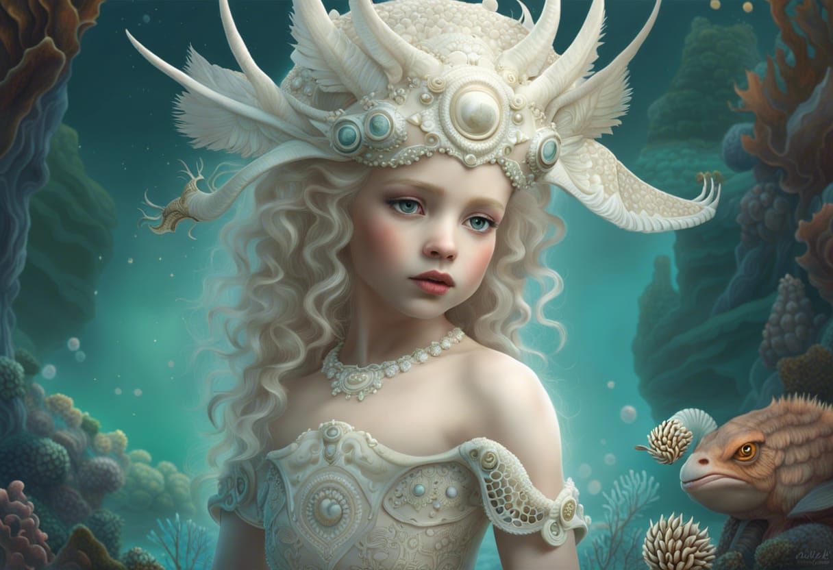 Daughter of the Goddess of the Ocean, a hybrid.