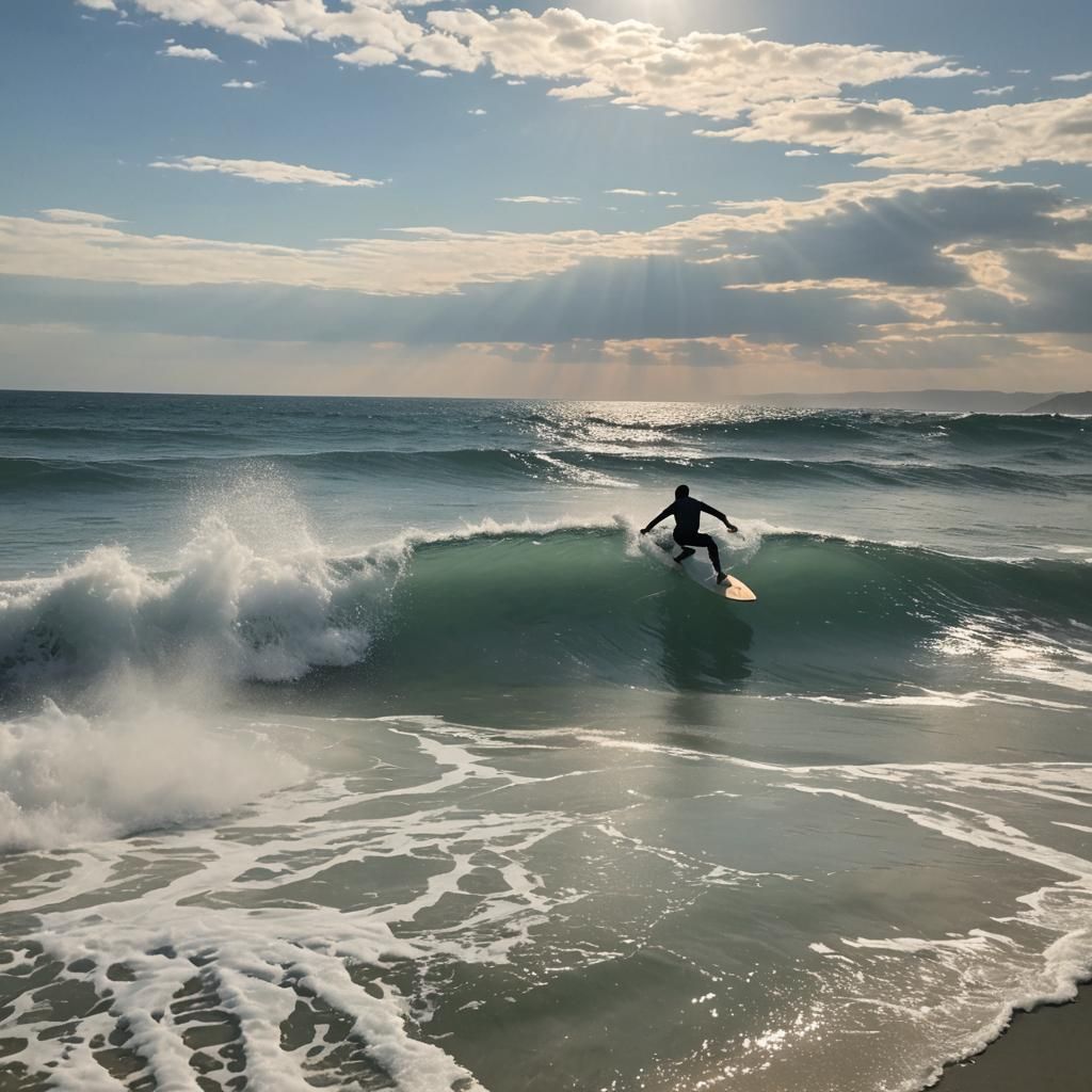 Surfing in Sunshine: A Divine Vision