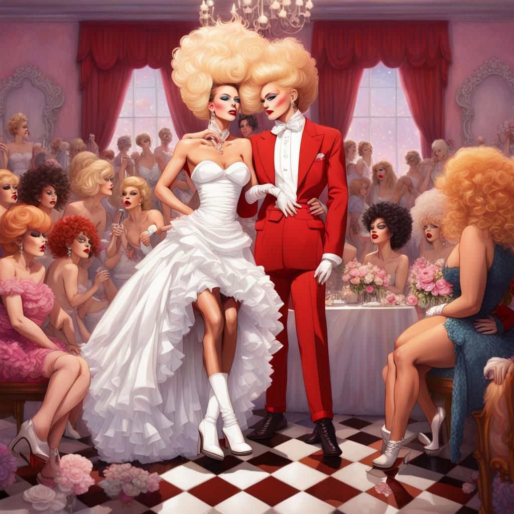 Drag Queens Wedding: Fantasy Concept Art