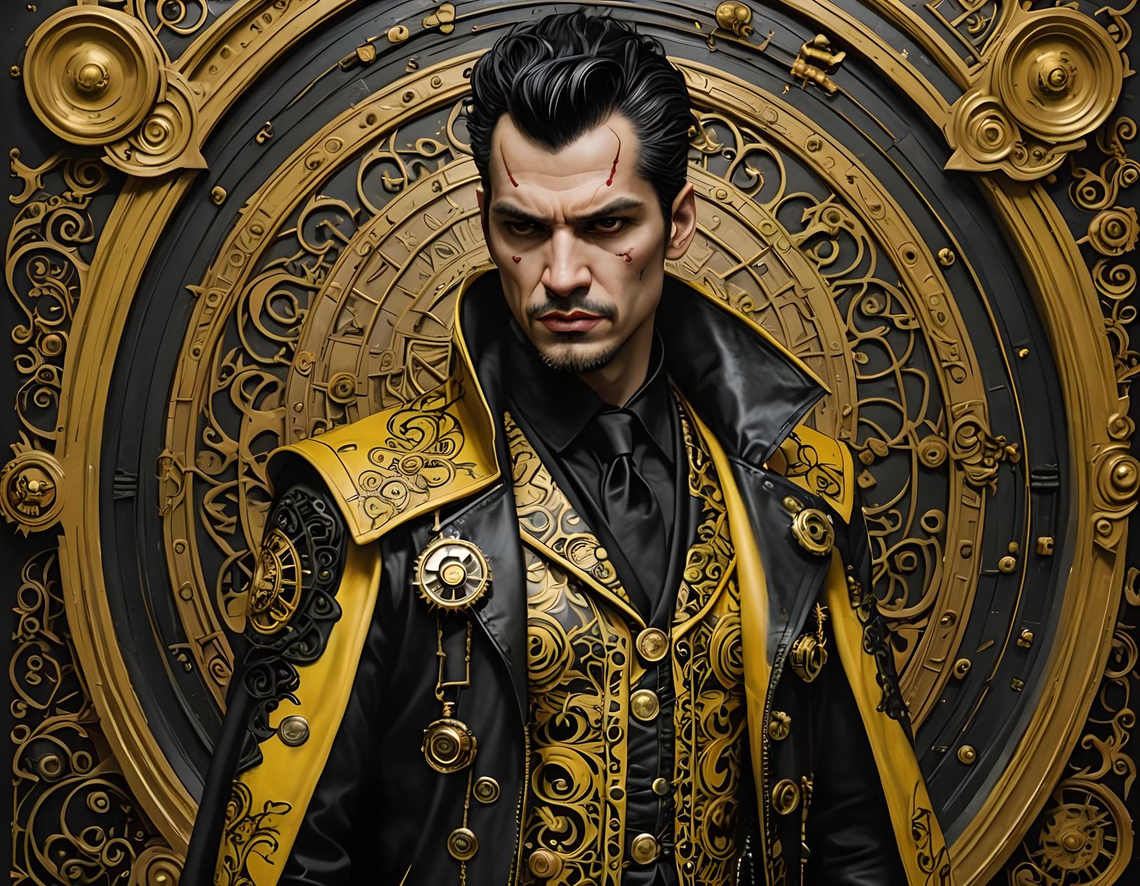 Doctor Orpheus Outfit in Dark Art Style