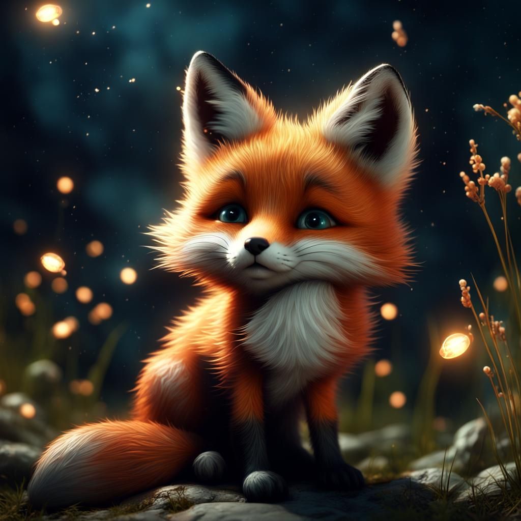 Fox Cat Hybrid in a Detailed 3D Animation