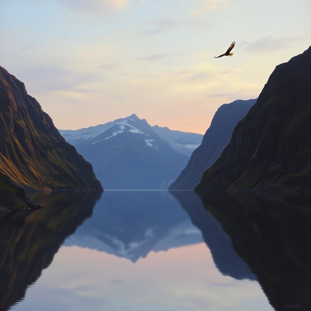 tranquil fjord