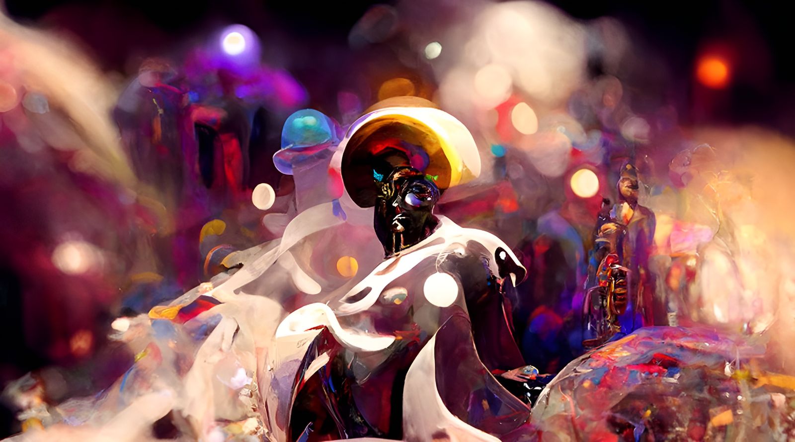 Afrofuturist Jazz Club at the End of Time