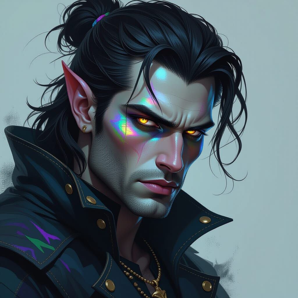 Divine Shapeshifter Prince with Ethereal Glow