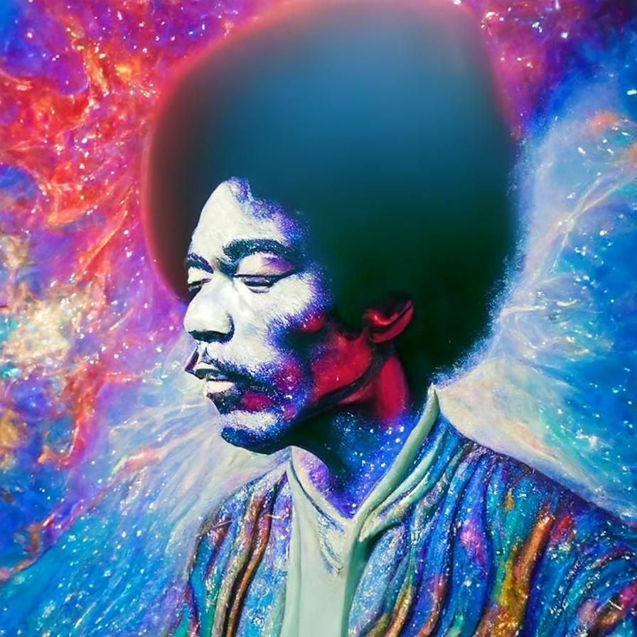 Holographic Portrait in Romantic and Visionary Styles