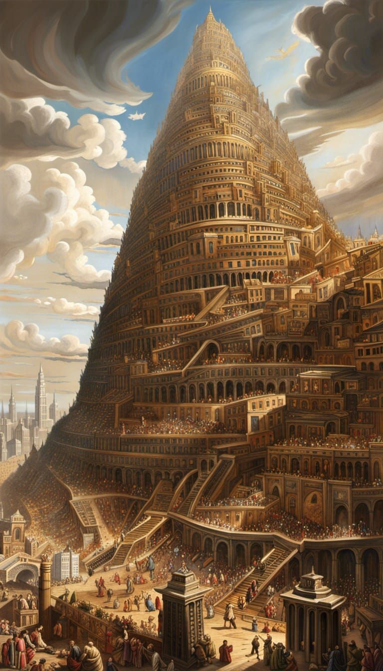 Tower of Babel: Ambitious Architectural Concept Art