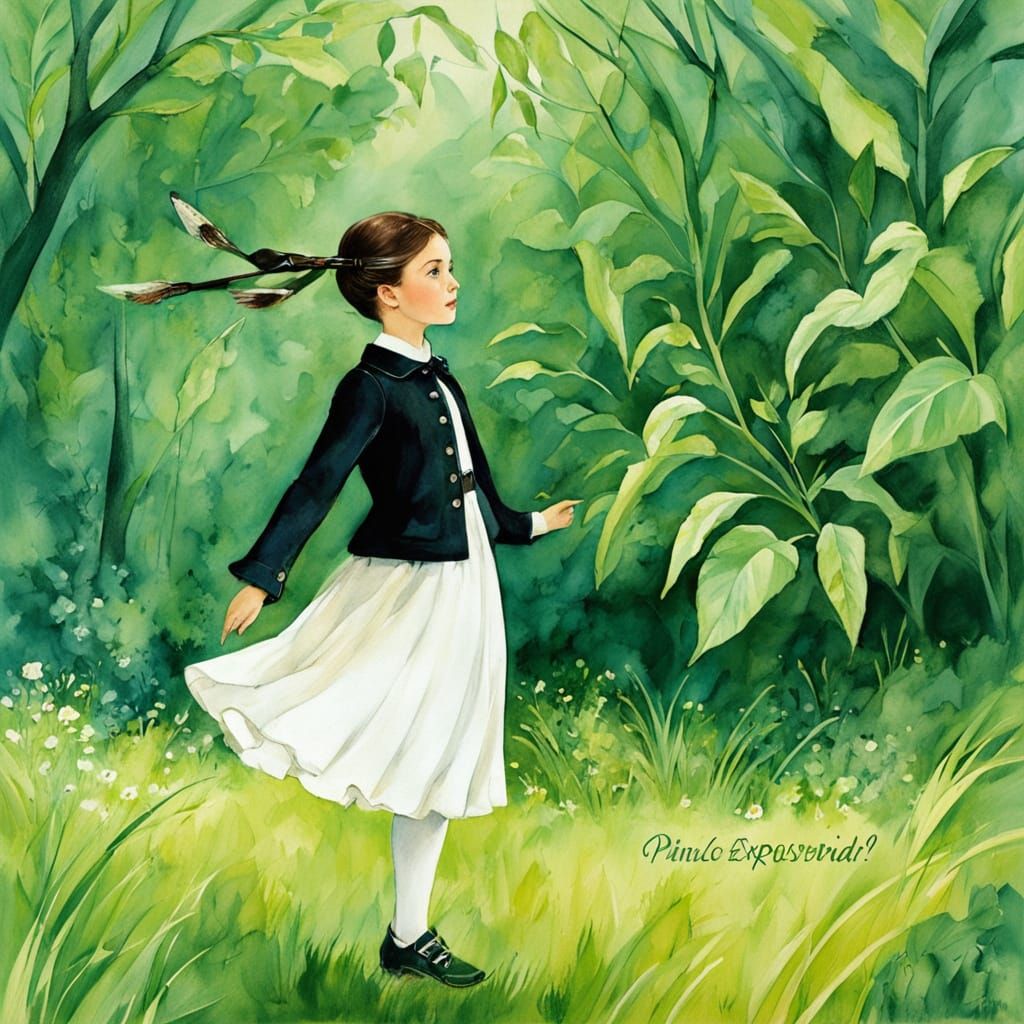 Impressionist Watercolor Book Cover with Textured Paper