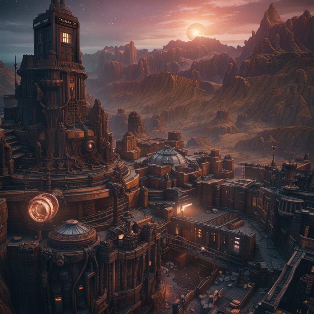 Doctor Who: Detailed Matte Painting in Unreal Engine 5